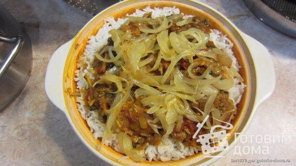 Карри Бриани - запеченный карри с рисом и хрустящей корочкой фото к рецепту 11