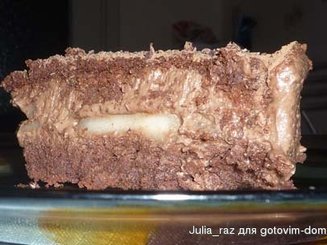 Торт "Шоколадно-грушевое искушение"