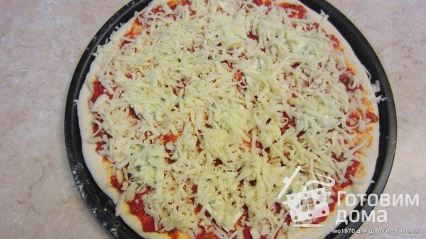 Пицца &quot;Четыре сыра&quot; с тестом от Джейми Оливера фото к рецепту 27