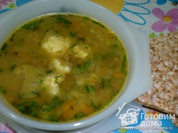 Суп с чечевицей и цветной капустой фото к рецепту 4
