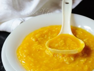 Vellutata di zucca e riso - Суп-пюре из тыквы с рисом