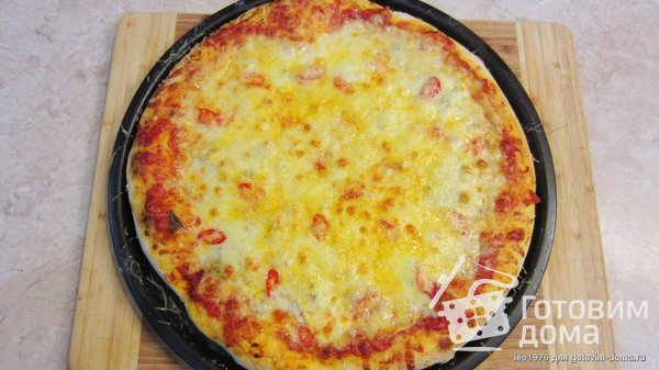 Пицца &quot;Четыре сыра&quot; с тестом от Джейми Оливера фото к рецепту 29