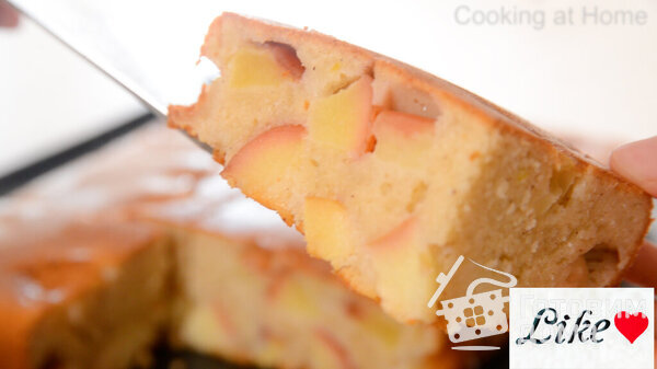 Яблочный Пирог быстрый и простой рецепт фото к рецепту 5