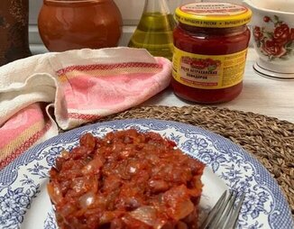 Рассыпчатая фасоль в томатном соусе