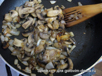 Ароматные горшочки с грибами , фаршем и картошкой фото к рецепту 5