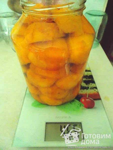Нектарины (персики)  в сиропе фото к рецепту 3