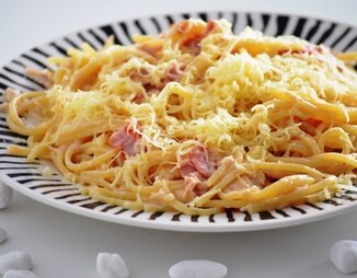 Спагетти с тунцом по-португальски -Esparguette com atum