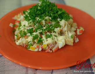 Яично-крабовый салат