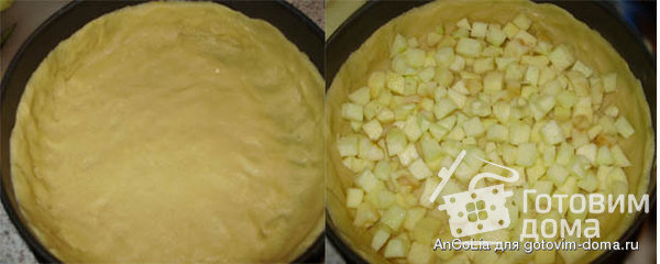 Пирог с яблоками и маскарпоне фото к рецепту 2