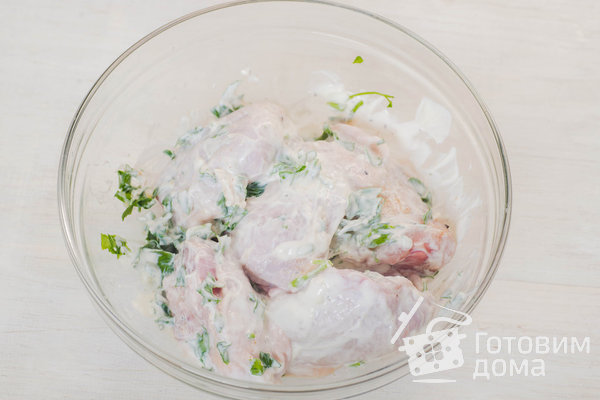 Курица в йогурте (в духовке) фото к рецепту 2