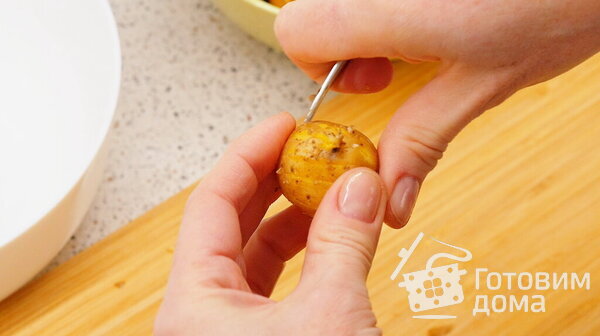 Картошка &quot;Орешки&quot;: рецепт приготовления самой мелкой картошки! фото к рецепту 3