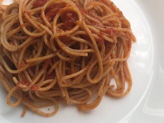 One Pan Pasta (паста и соус в одной сковороде)