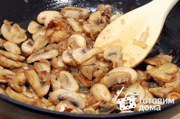 Каша гречневая с грибами и луком фото к рецепту 3