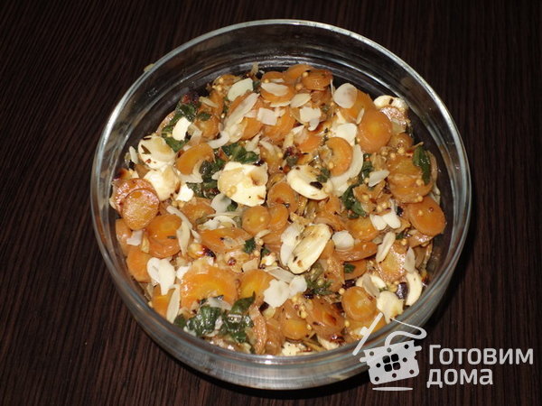 Салат из молодой моркови и моцареллы фото к рецепту 2