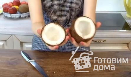 Как сделать кокосовую стружку фото к рецепту 2