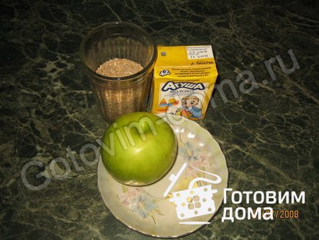 Пшеничная каша с яблоком фото к рецепту 1