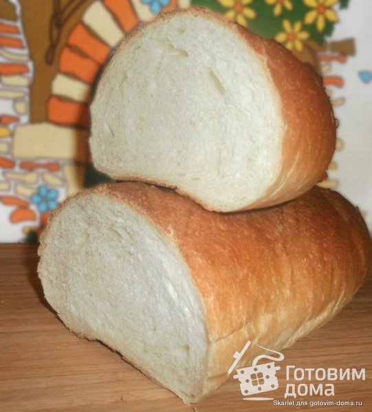 Хлеб украинский ажурный (булки бутербродные, батон) фото к рецепту 5