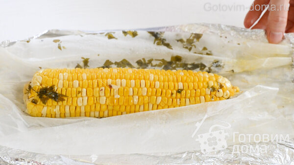 Сочная Кукуруза в Духовке. Не Вареная Кукуруза фото к рецепту 8
