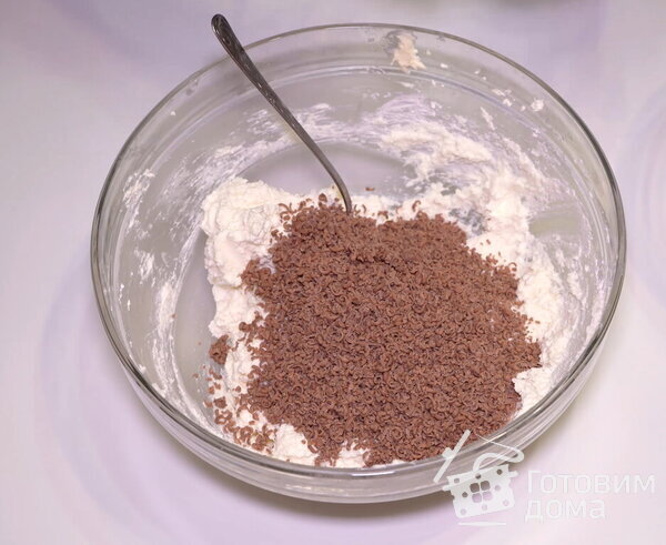 Творожная пасха кокос-шоколад без яиц и выпекания фото к рецепту 6