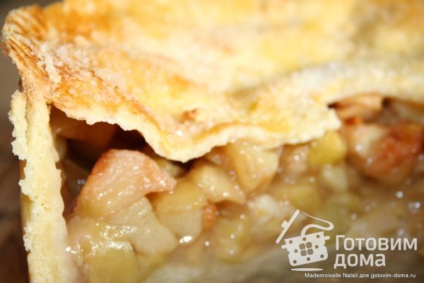 Яблочный пай American apple pie фото к рецепту 1