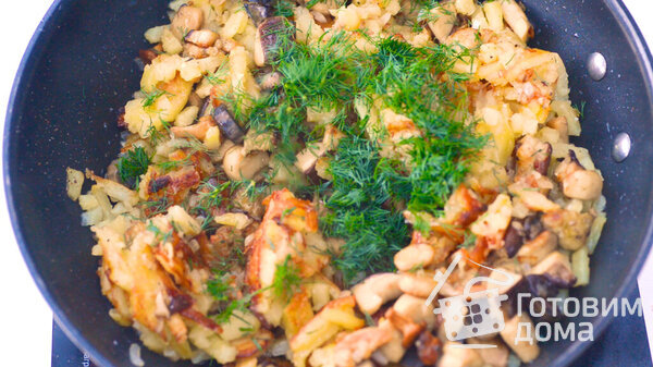 Жареная картошечка с грибочками фото к рецепту 10