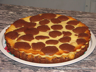 Творожно-персиковый пирог "Трианон"